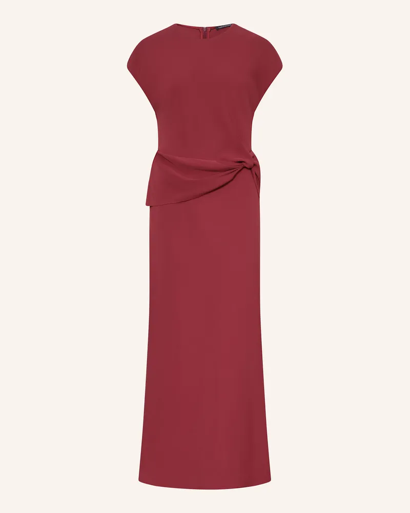 Luisa Cerano Kleid Dunkelrot
