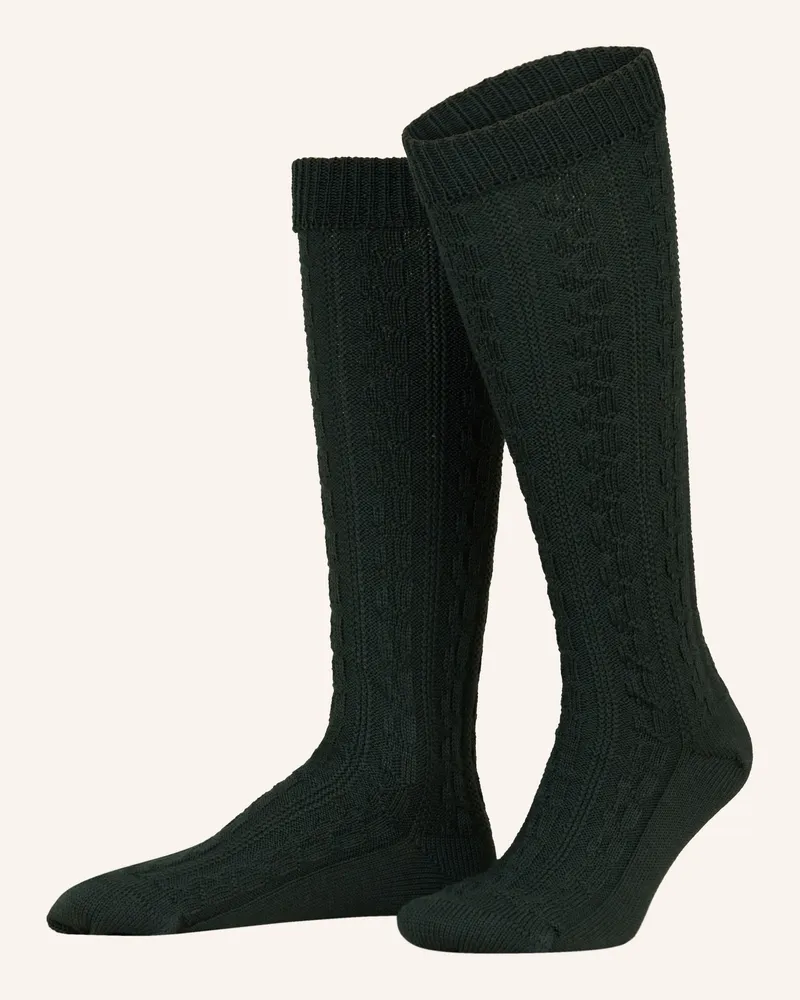Lusana Trachten-Kniestrümpfe gruen 48