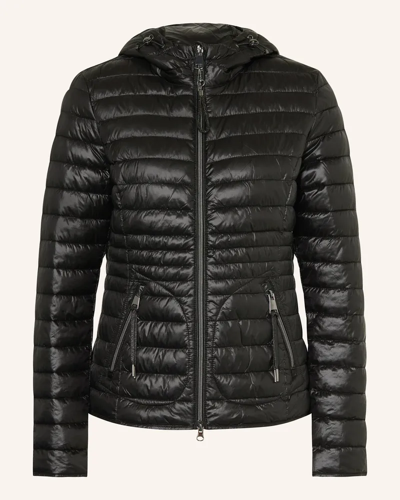 Cartoon Steppjacke Schwarz