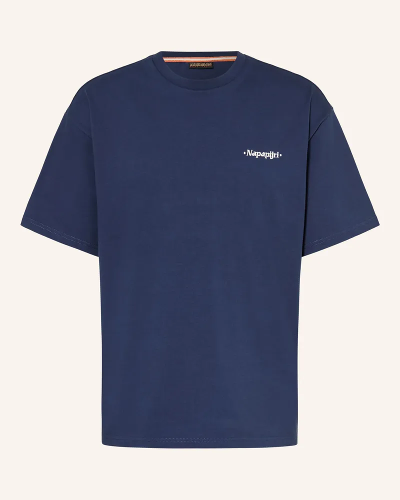 Napapijri T-Shirt Fluorite blau Dunkelblau