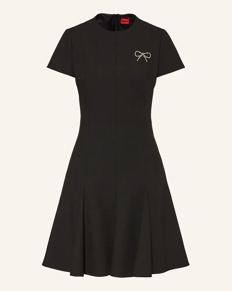 HUGO BOSS Kleid Kejuli schwarz Schwarz