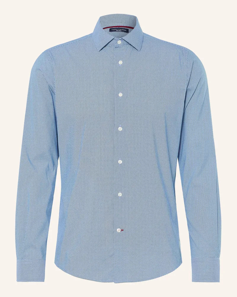 Tommy Hilfiger Hemd Slim Fit blau Dunkelblau