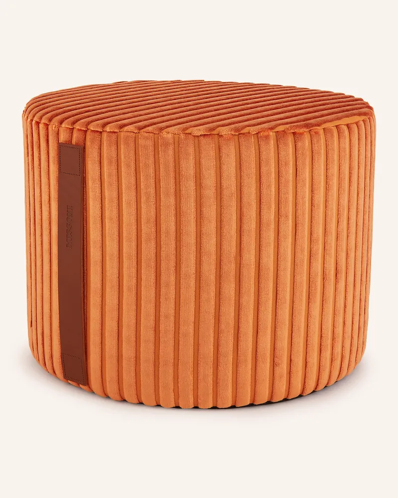 Missoni Home Pouf Coomba orange Orange