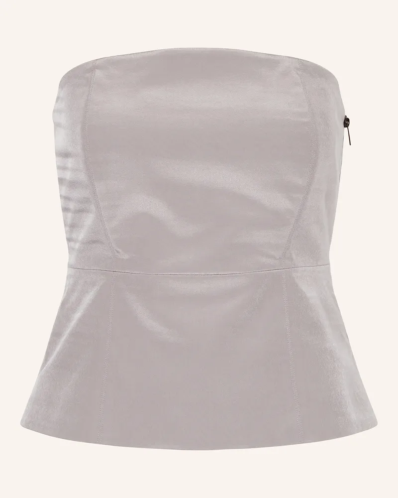 Luisa Cerano Off-Shoulder-Top Grau