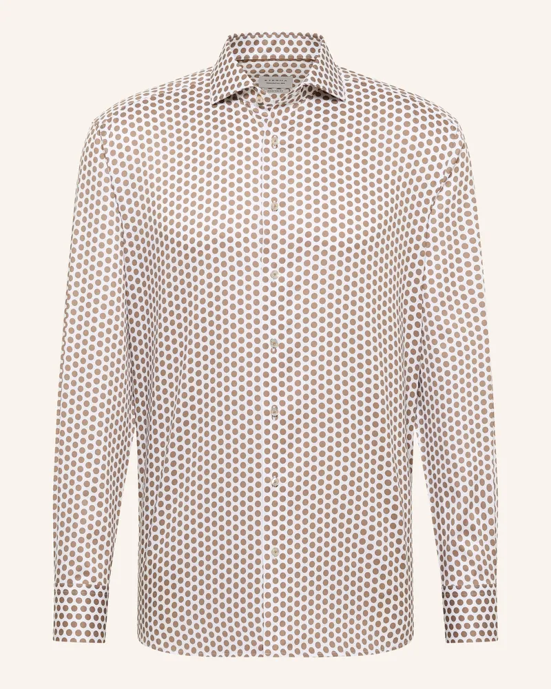 Eterna Hemd Modern Fit Braun