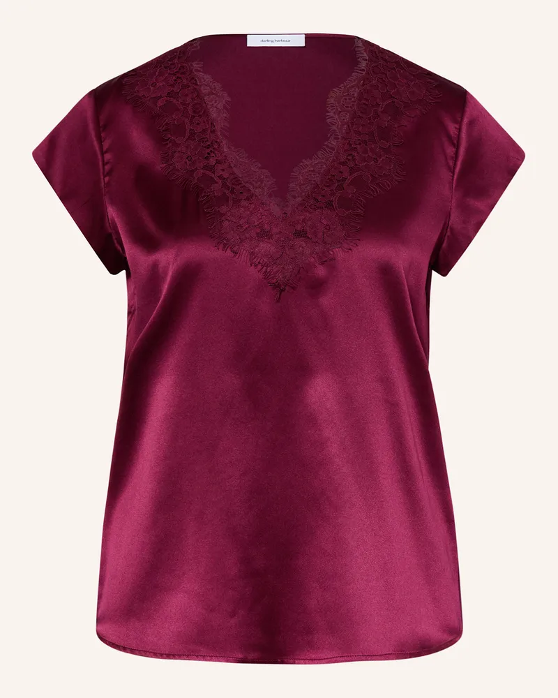 Darling Harbour Blusenshirt aus Seide Bordeaux