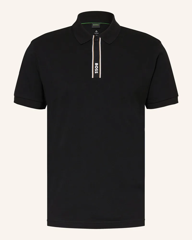 HUGO BOSS Jersey-Poloshirt PADDY Schwarz