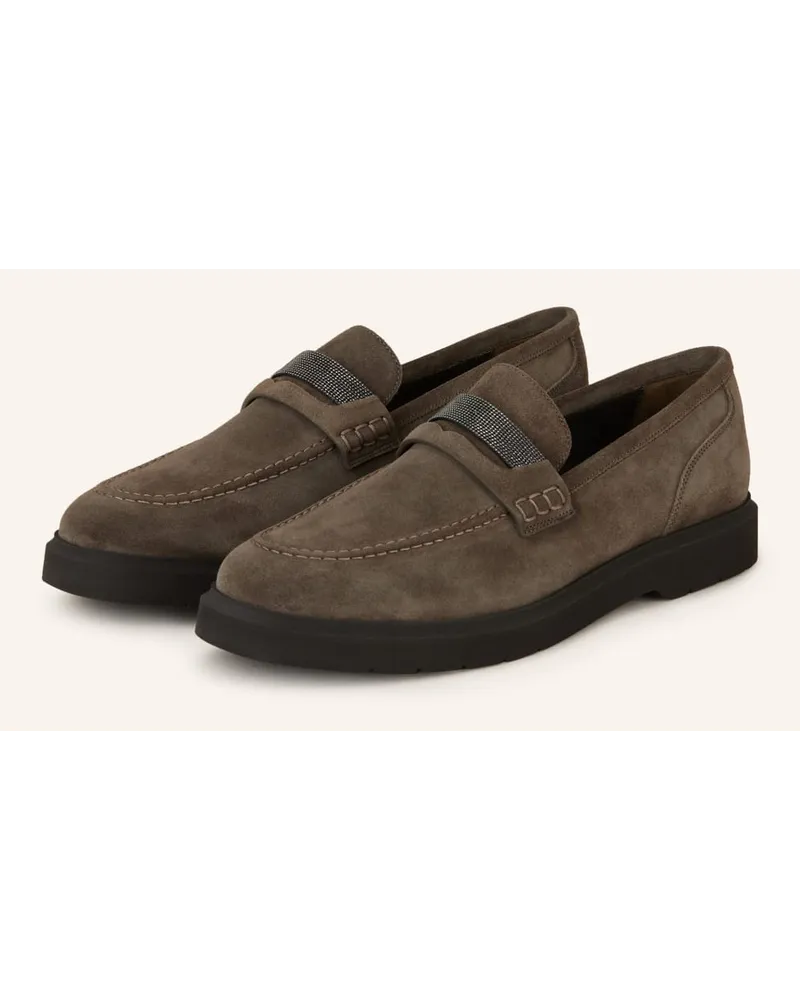 Brunello Cucinelli Penny-Loafer - TAUPE Beige