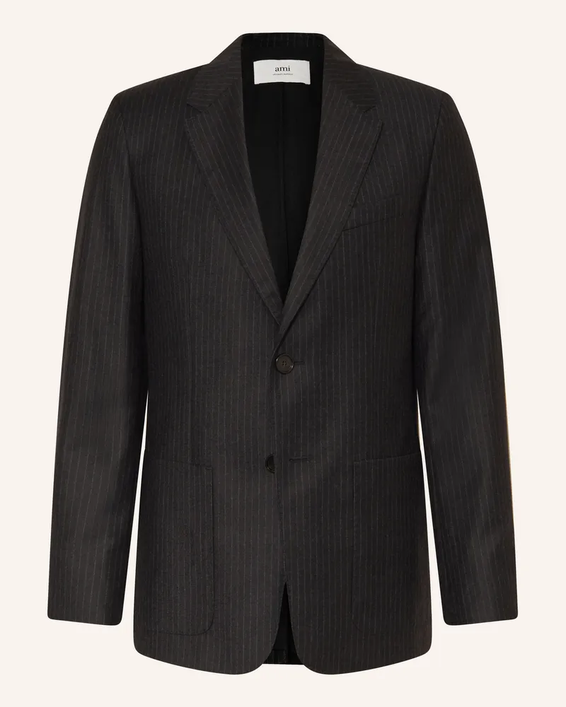 AMI Paris Anzugsakko Regular Fit Dunkelgrau