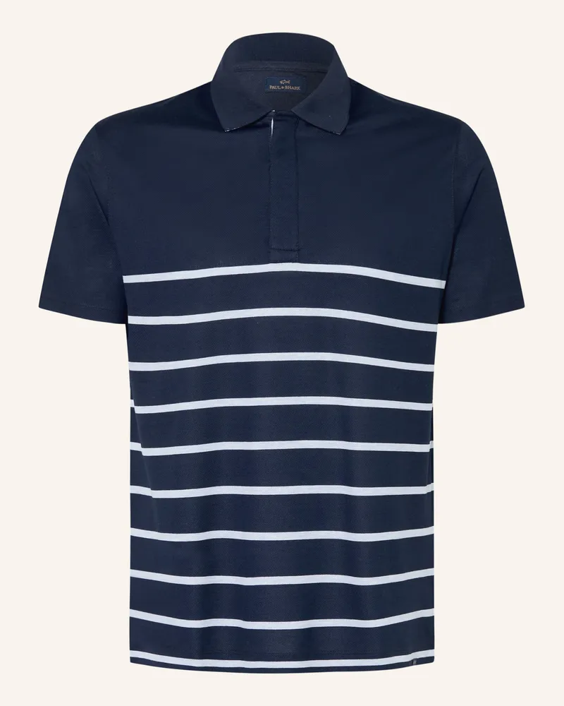 Paul & Shark Piqué-Poloshirt blau Dunkelblau