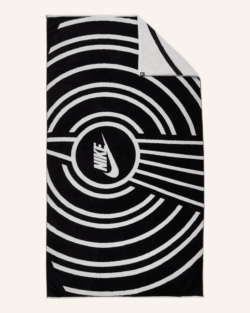 Nike Strandtuch Schwarz