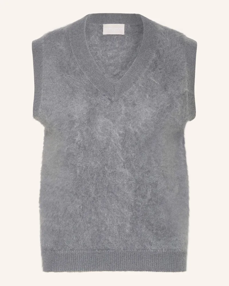 hemisphere Cashmere-Pullunder Grau