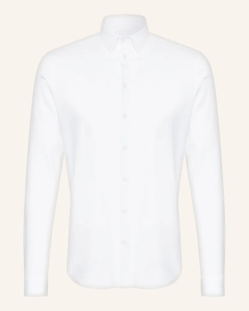 Mos Mosh Jerseyhemd Marco Extra Slim Fit weiss Weiss