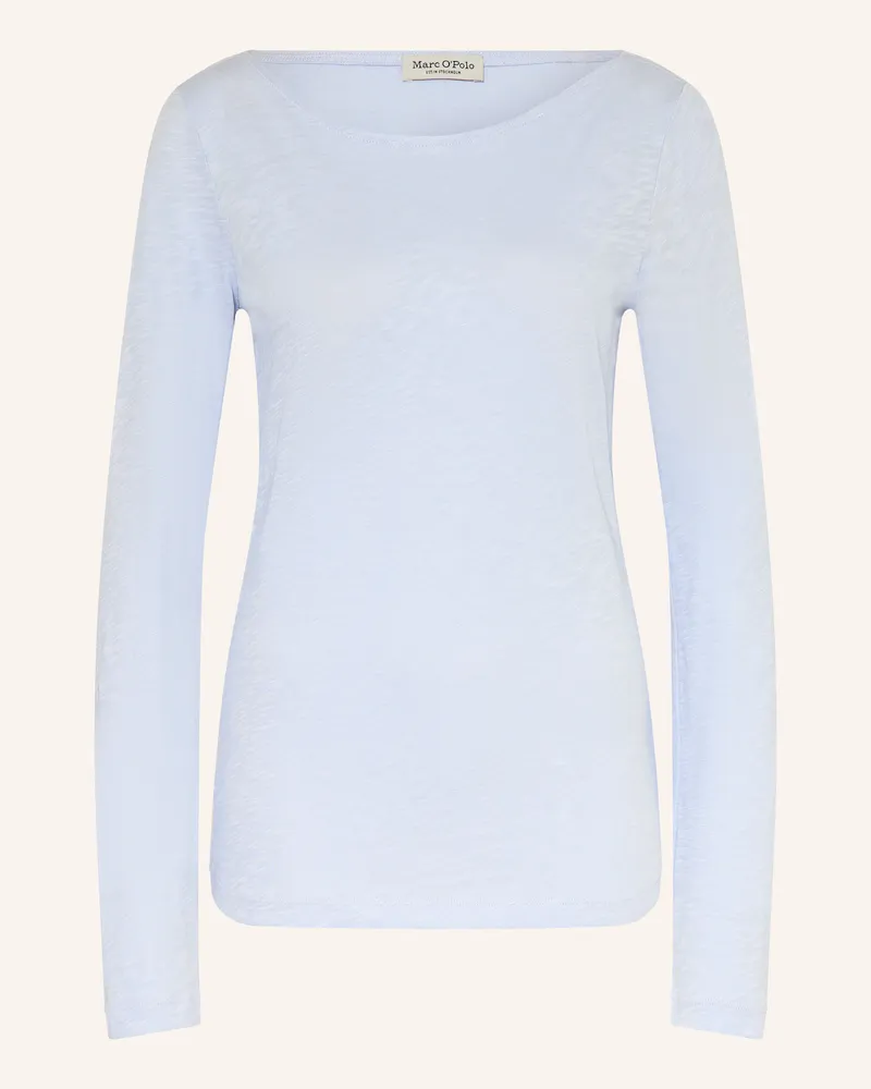 Marc O'Polo Longsleeve blau Hellblau