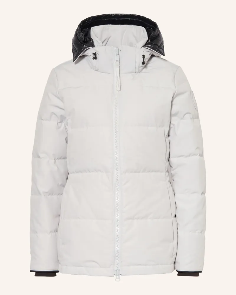 Canada Goose Daunenjacke Mit Abnehmbarer Kapuze grau Creme