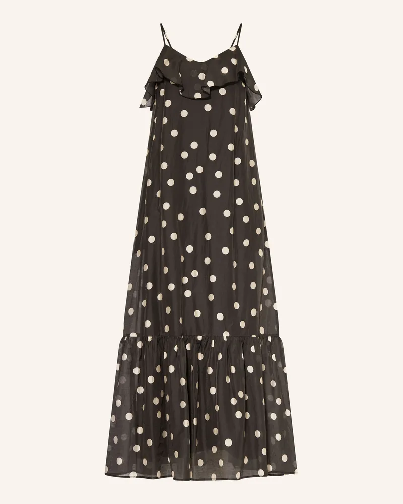 Mrs & HUGS Kleid Mit Volants schwarz Schwarz