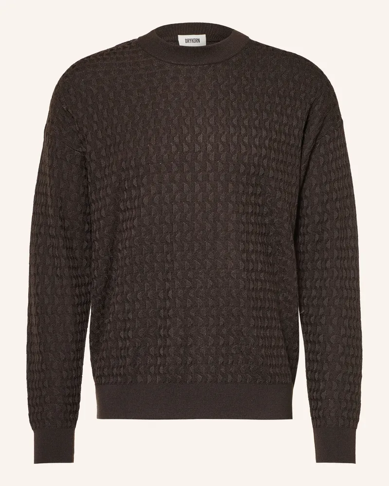 Drykorn Pullover Valdrik braun Dunkelbraun