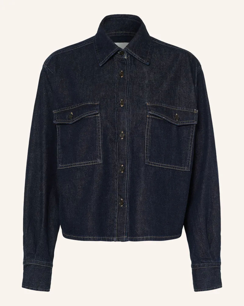 Closed Jeansbluse blau Dunkelblau