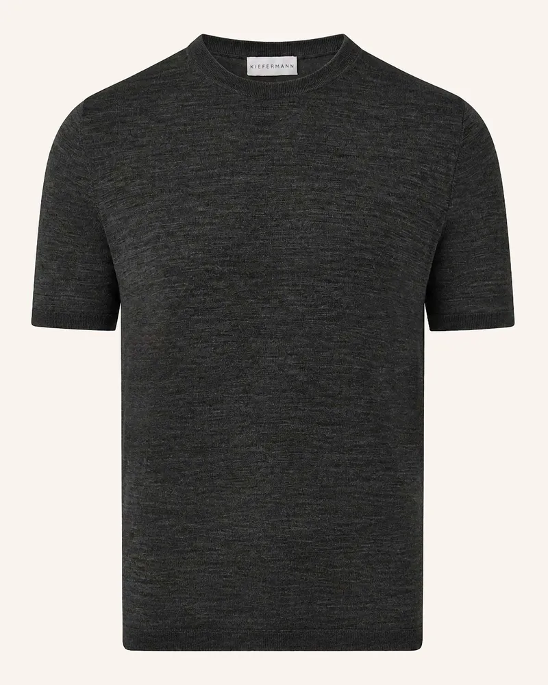 KIEFERMANN Kiefermann Feines Merino-Strickshirt Für Herren Georgs grau Dunkelgrau