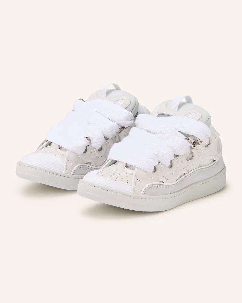 Lanvin Sneaker Curb weiss Weiss
