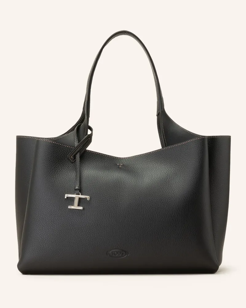 TOD'S Shopper schwarz Schwarz