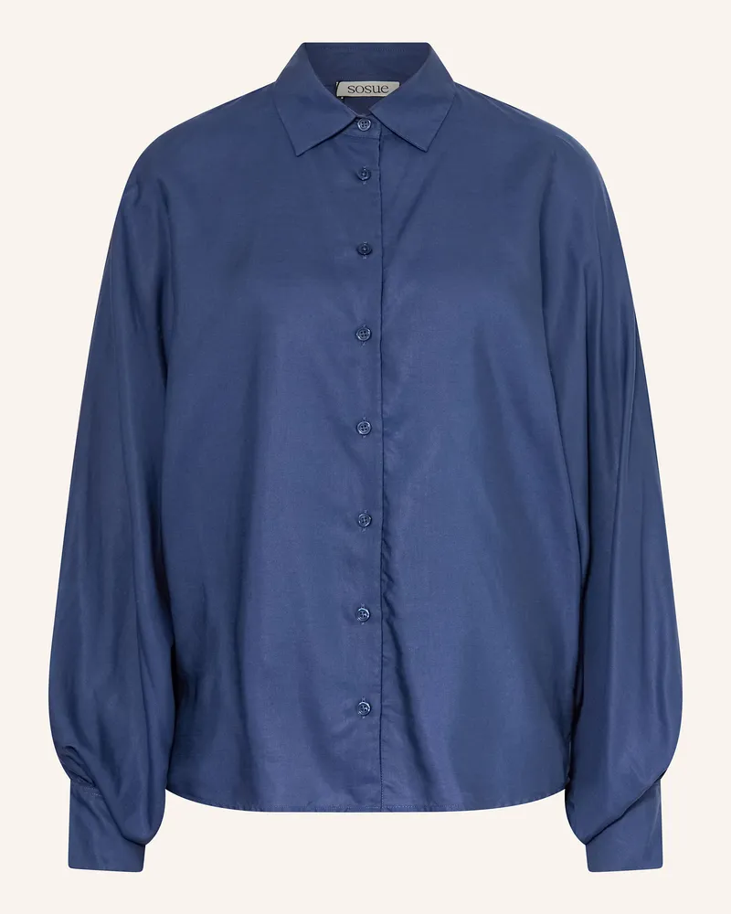 SoSUE Hemdbluse Antonina blau Blau