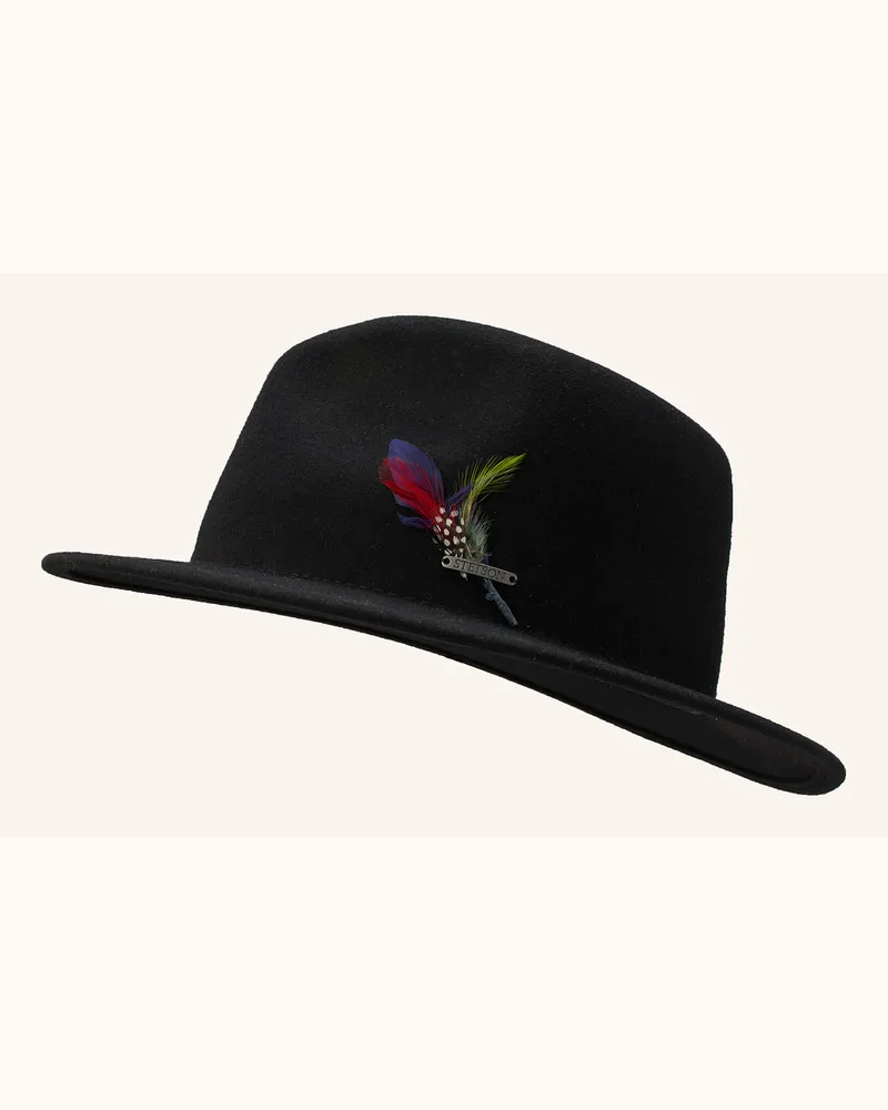 Stetson Hut schwarz Schwarz