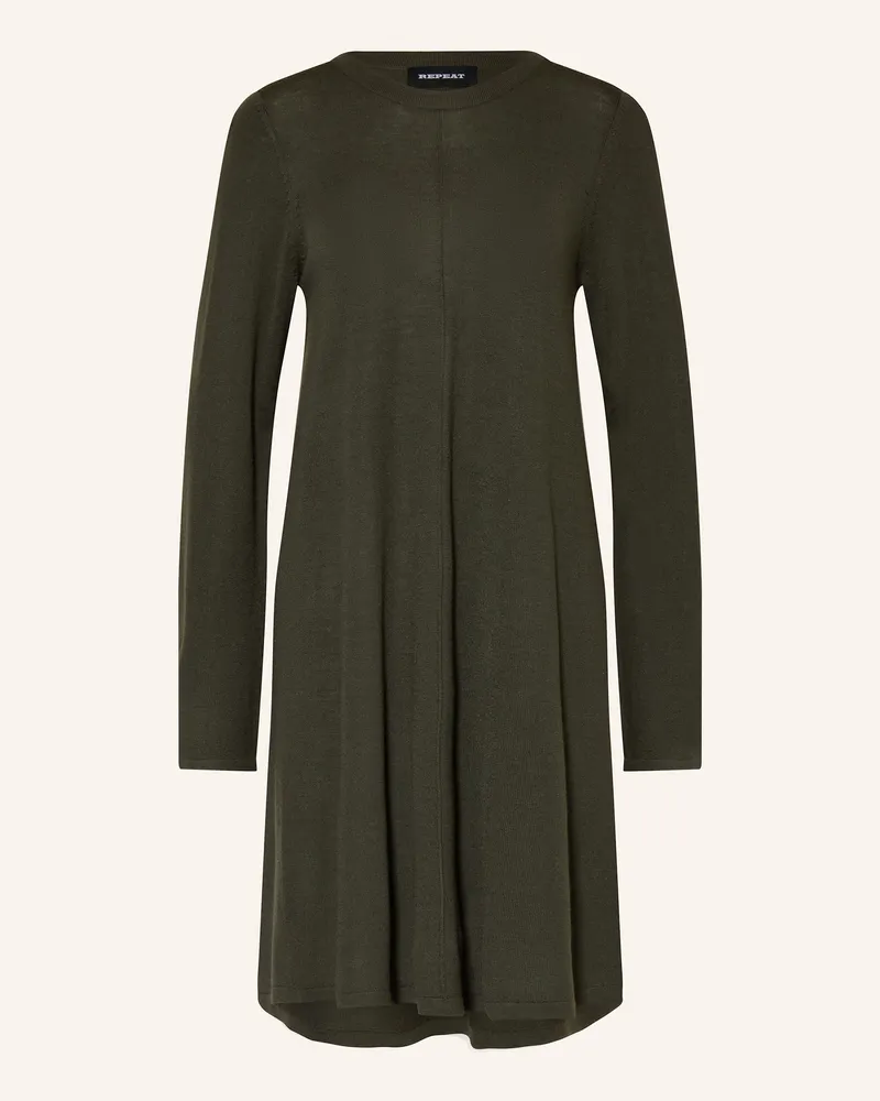 Repeat Strickkleid Khaki