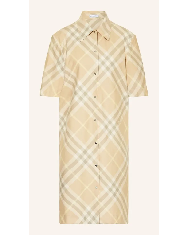 Burberry Hemdblusenkleid Beige