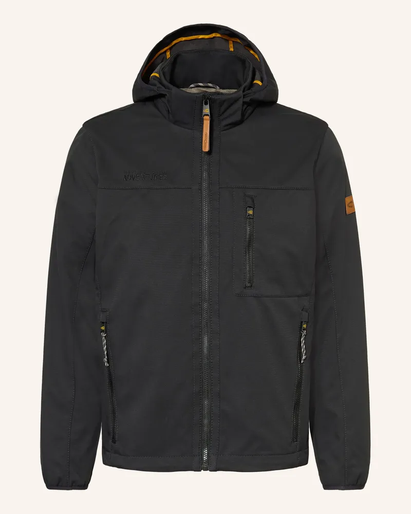 Camel Active Softshell-Jacke Mit Abnehmbarer Kapuze schwarz Schwarz
