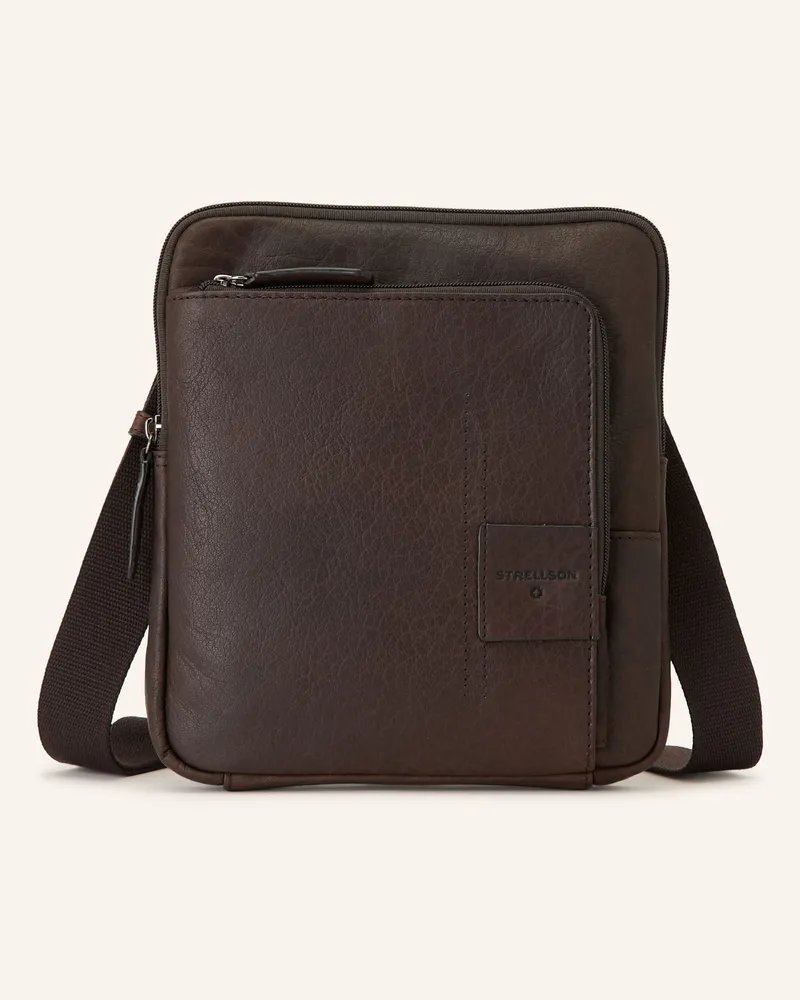 Strellson Schultertasche Hyde Park Brian braun Dunkelbraun