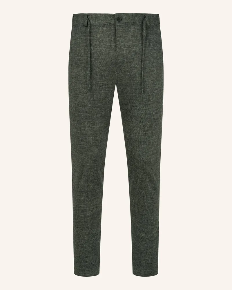 Zuitable Anzughose DISPARTAFLEX Slim Fit aus Jersey Dunkelgrün