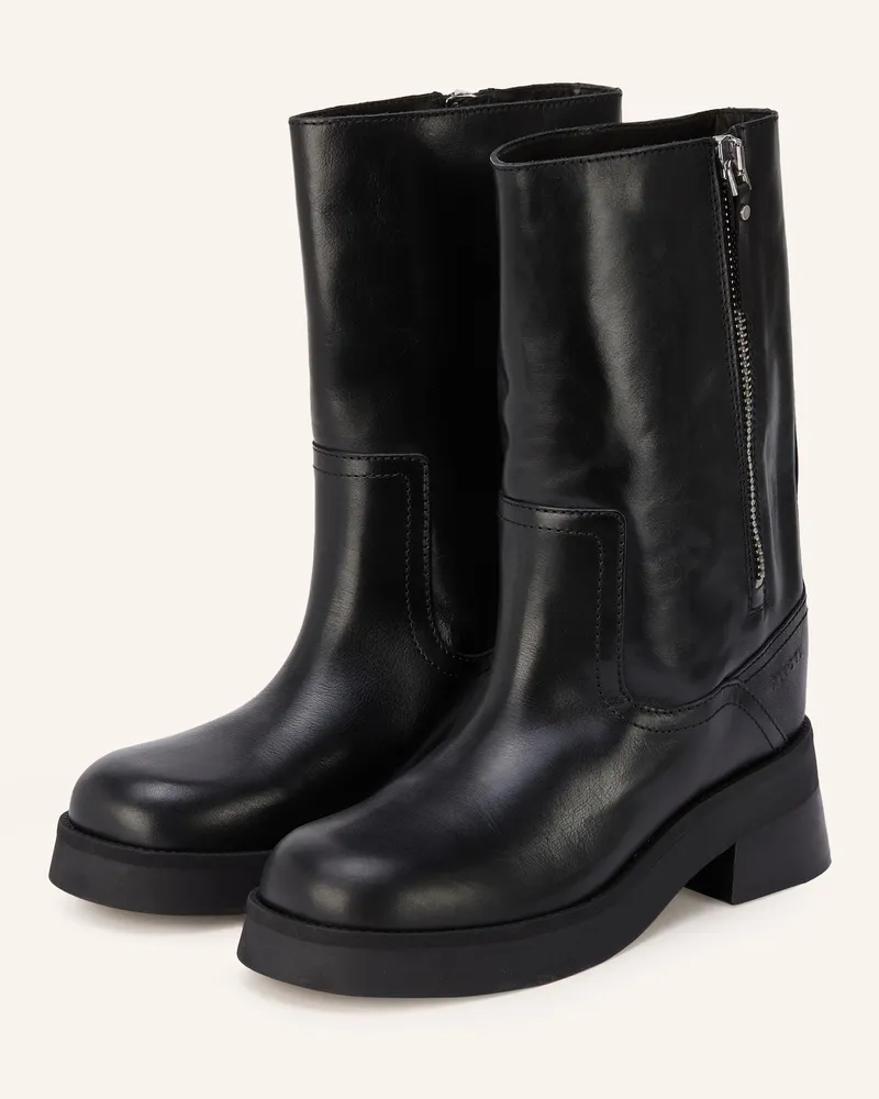 Miista Biker Boots Gunda schwarz Schwarz