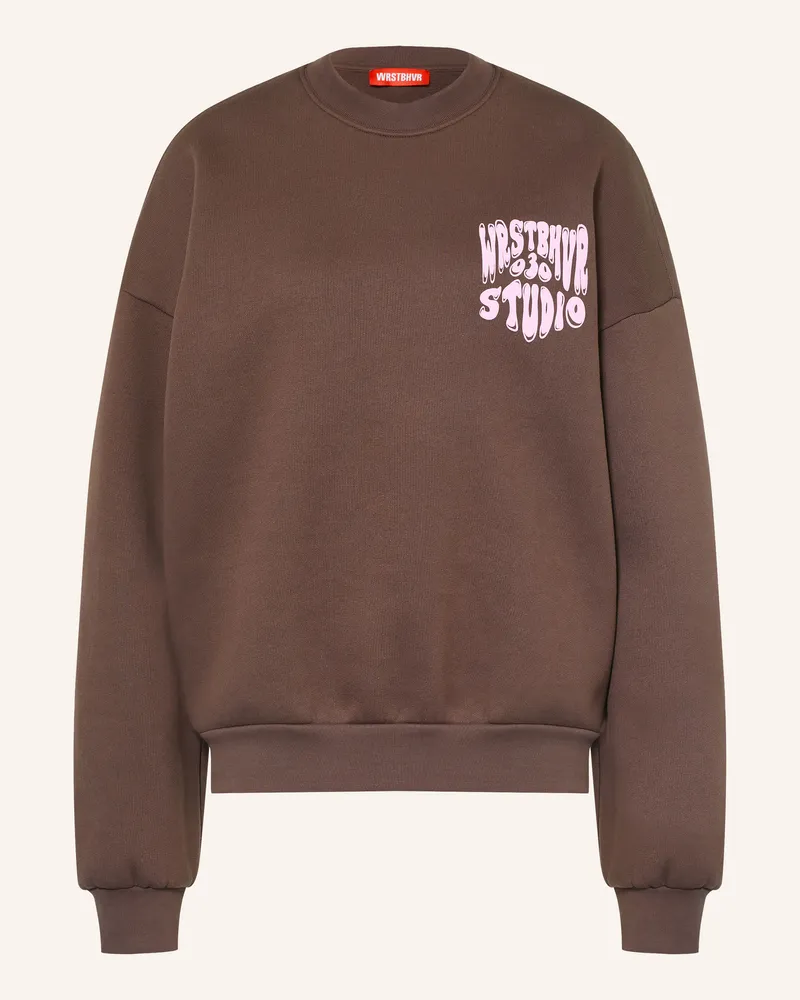 WRSTBHVR Sweatshirt Flynn v2 braun Braun