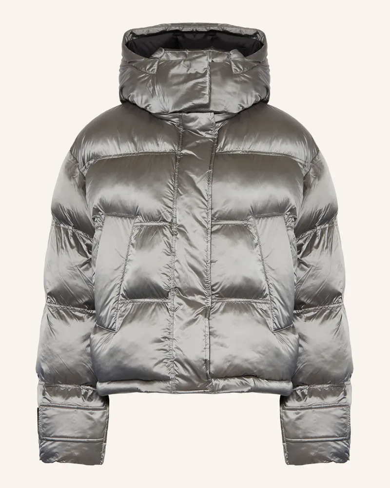 HUGO BOSS Steppjacke Farida Mit Abnehmbarer Kapuze silber Silber