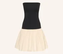 Off-Shoulder-Kleid Marcia Aus Jersey beige
