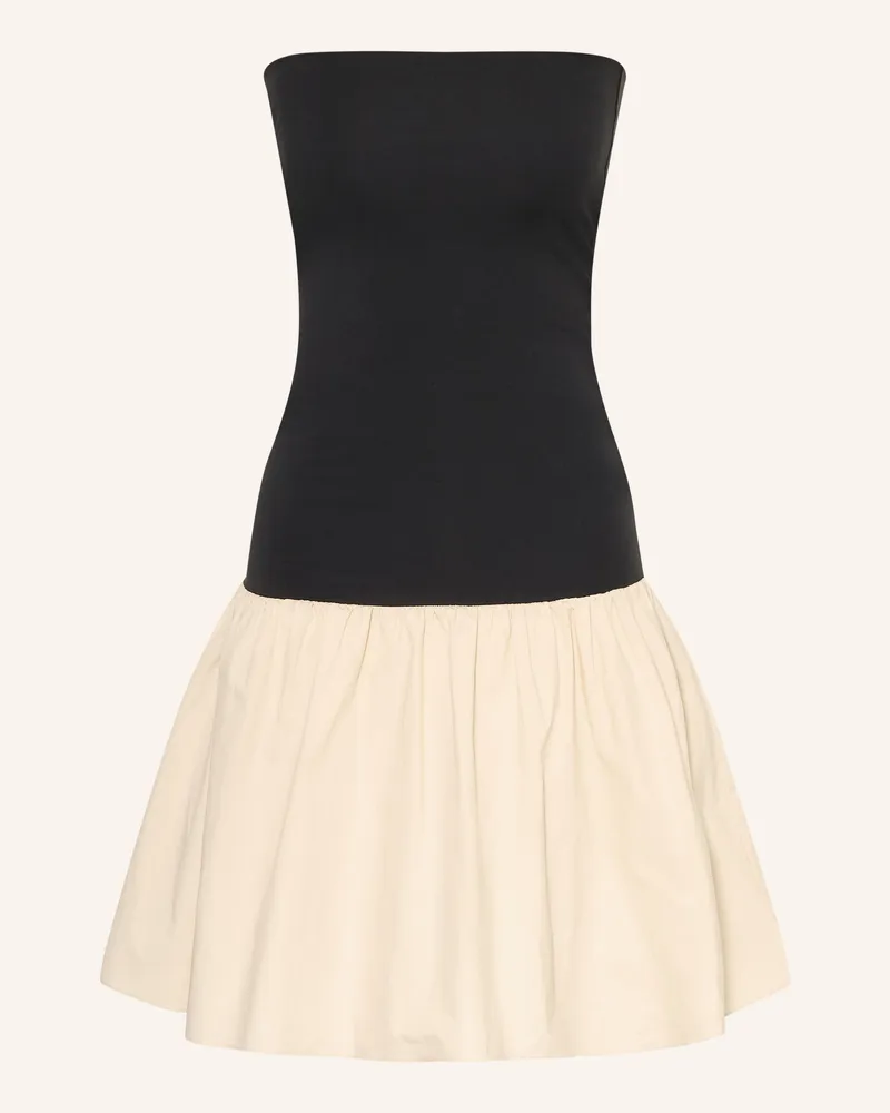 By Malene Birger Off-Shoulder-Kleid Marcia Aus Jersey beige Schwarz