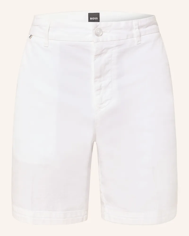 HUGO BOSS Chinoshorts Regular Fit Weiss