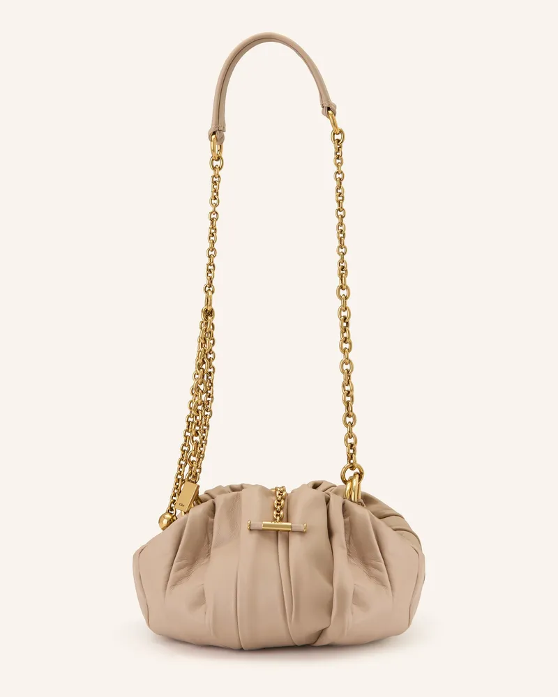 Chloé Schultertasche Plissé rosa Woodsmoke