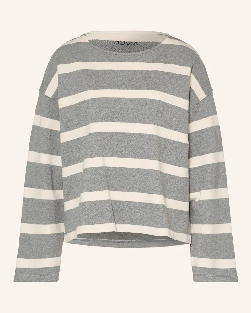 Juvia Sweatshirt Flores grau Hellgrau