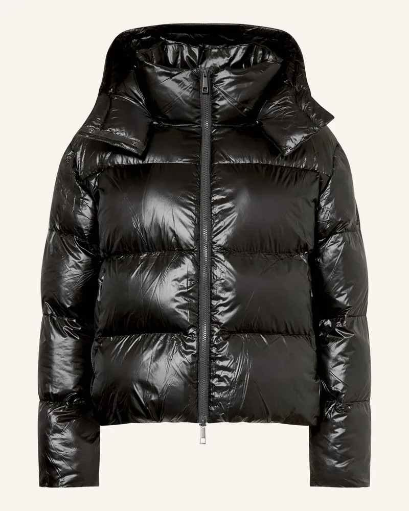 Darling Harbour Steppjacke Mit Abnehmbarer Kapuze schwarz Black