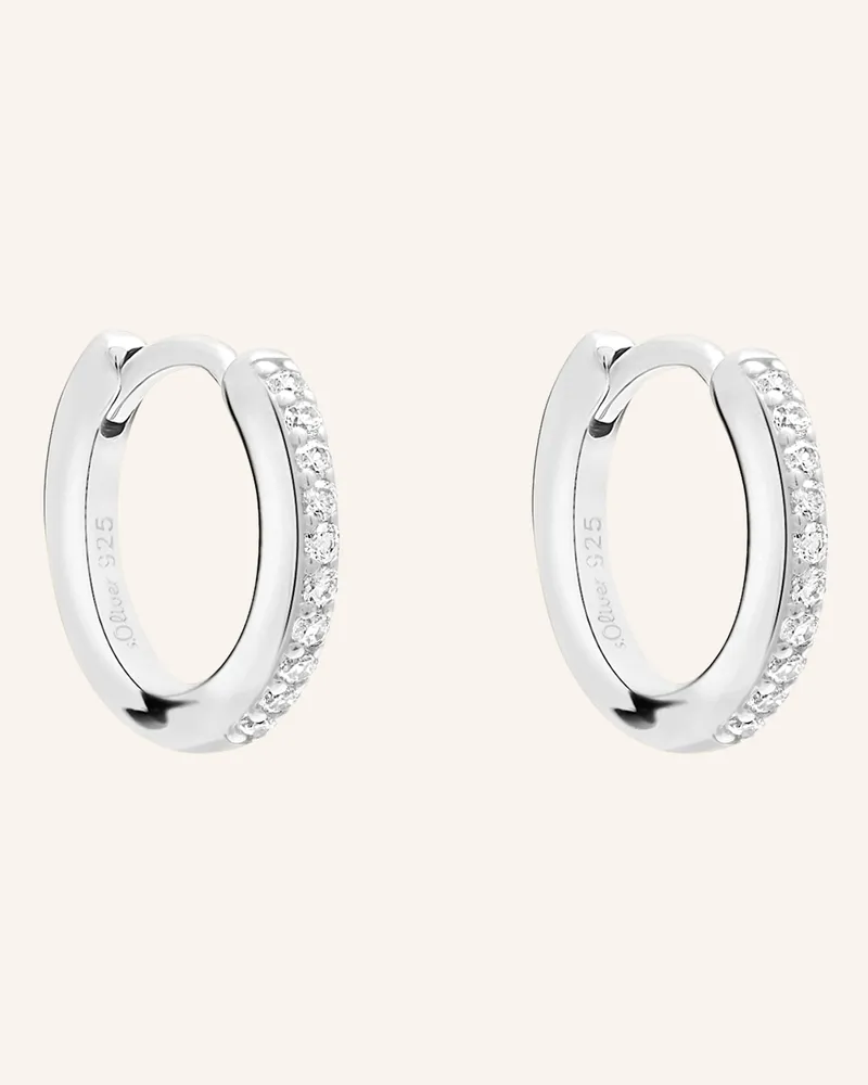 S.Oliver Creolen  aus  925er Sterlingsilber Silber