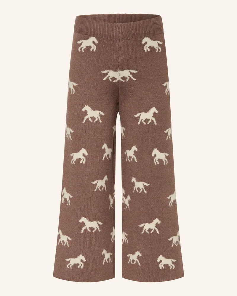 S.Oliver Strickhose braun Braun