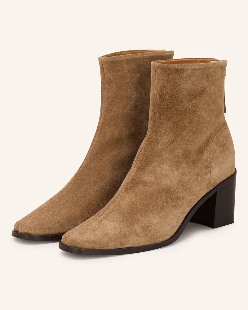 Mrs & HUGS Stiefeletten beige Camel