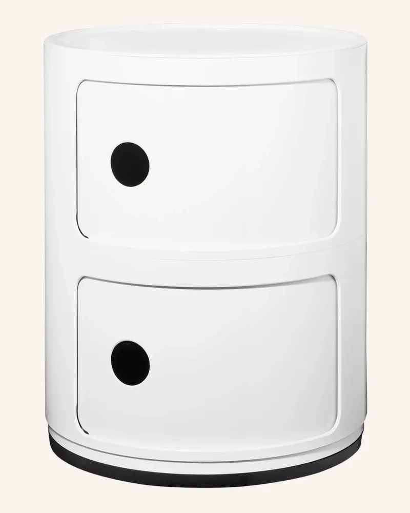 Kartell Beistelltisch Componibili weiss Weiss
