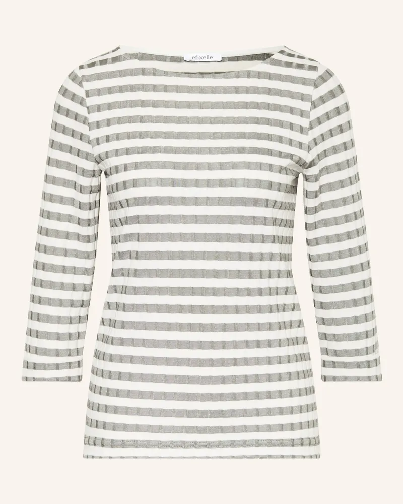 Efixelle Blusenshirt Mit 3/4-Arm gruen Hellgrün