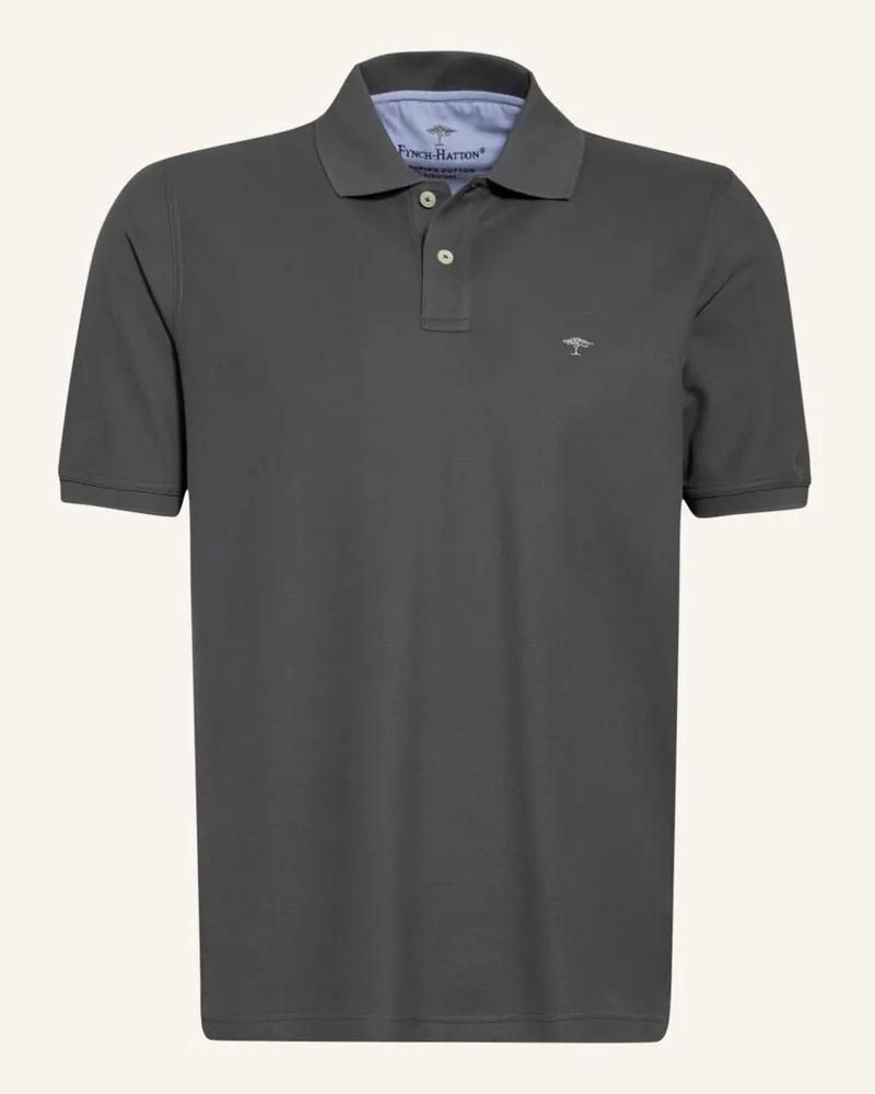 Fynch-Hatton Piqué-Poloshirt Grau