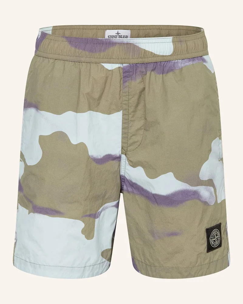 Stone Island Badeshorts Khaki
