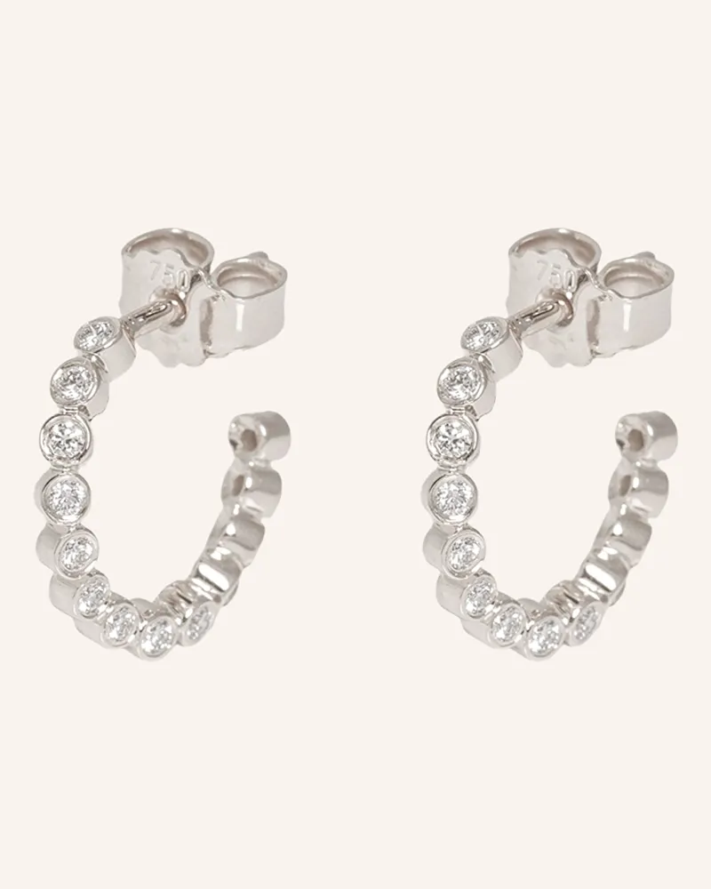 Ariane Ernst Creolen THE ONE mit Diamanten Weissgold