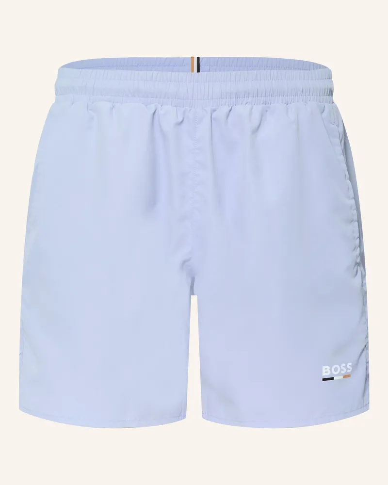HUGO BOSS Badeshorts Swordfish blau Hellblau